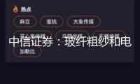 中信證券：玻纖粗紗和電子紗按期漲價(jià) 職業(yè)景氣上行繼續(xù)