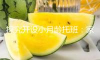 探究開設(shè)小月齡托班：家長漸進(jìn)式入園陪同緩解別離焦慮